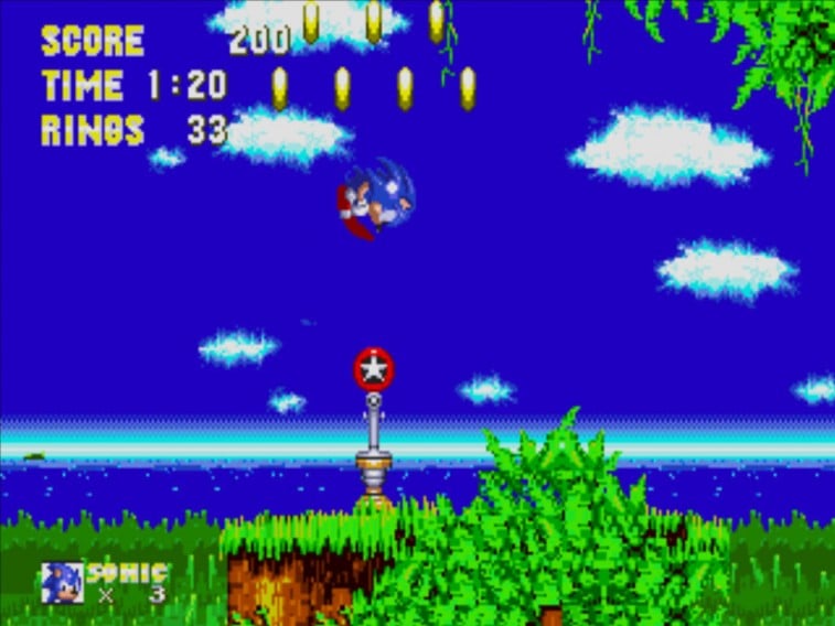 Sonic from Sonic 3.