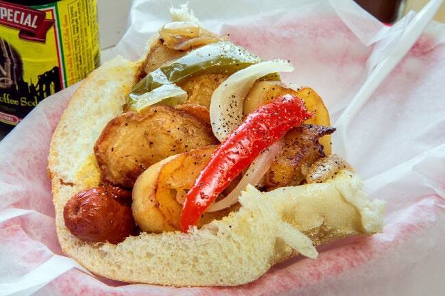 italian-style hot dog 