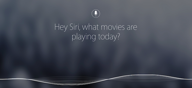 Asking Siri a question