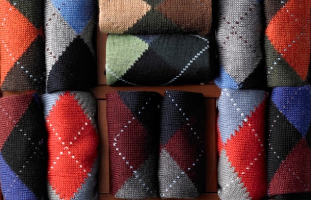Brooks Brothers argyle socks