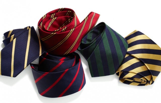 Brooks Brothers repp ties