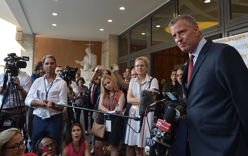 VATICAN-RELIGION-CLIMATE-TRAFFICKING-MAYORS-SUMMIT