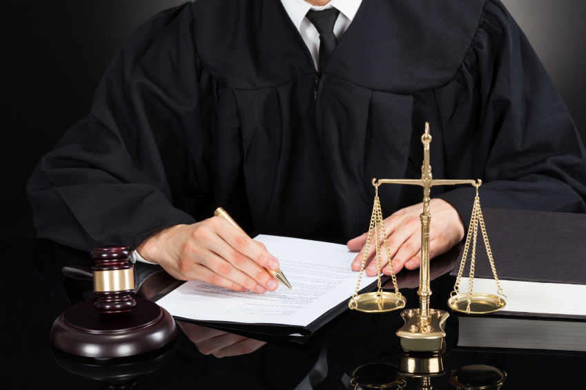 judge and gavel