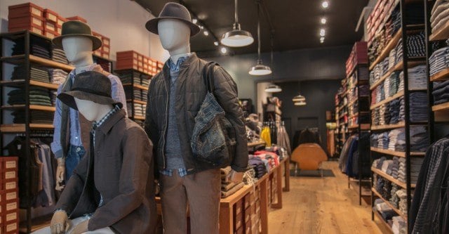 Mannequins at Unionmade menswear store