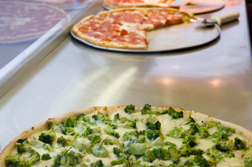 Broccoli pizza