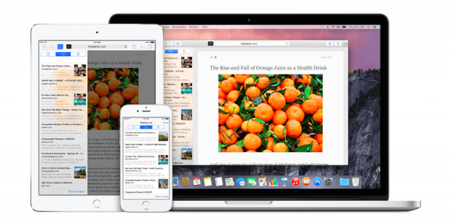 Reading List in Safari on iPad, iPhone, and Mac