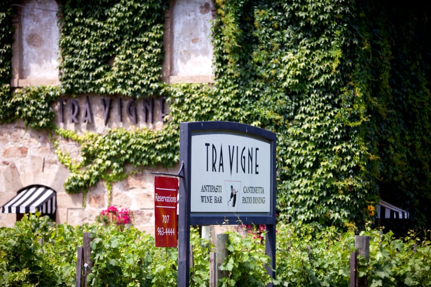 Napa Valley restaurant, wine