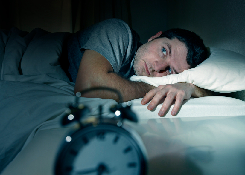 man with insomnia man with insomnia