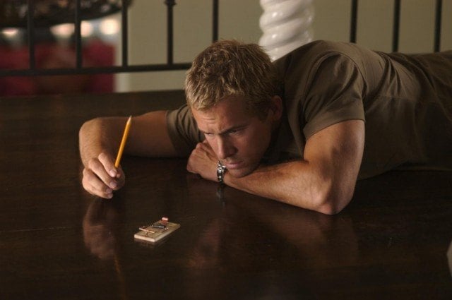 Ryan Reynolds lying on the floor. Ryan Reynolds lying on the floor.