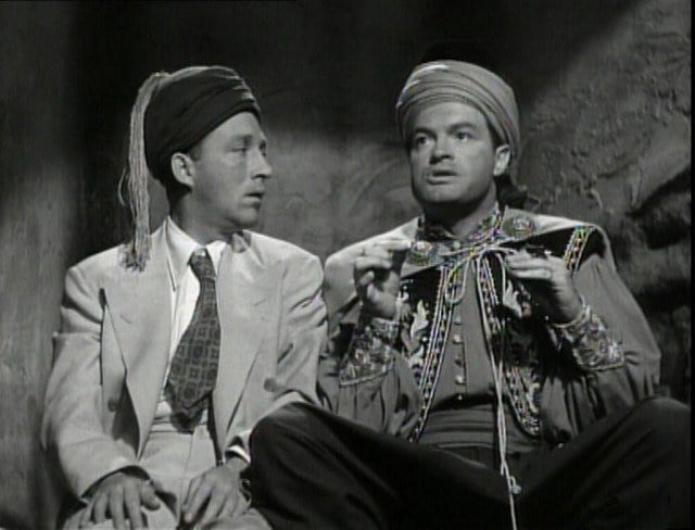 Bing Crosby and Bob Hope in Road to Morocco
