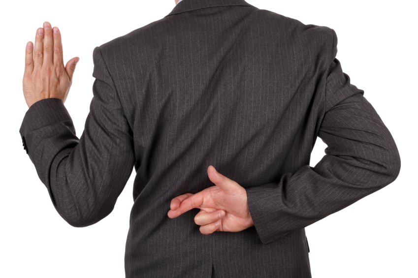 lying businessman