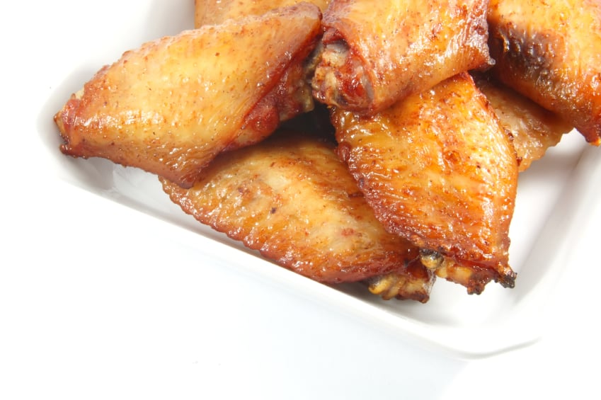 Maple bacon chicken wings