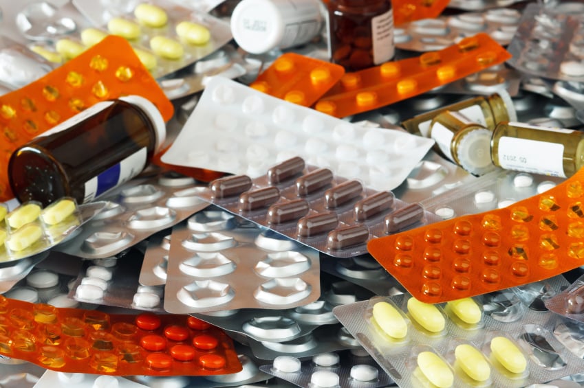 pills in blister packs