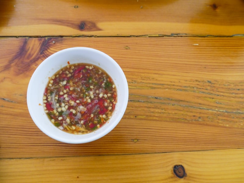 thai dipping sauce, garlic