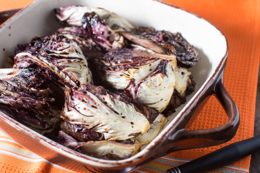 grilled radicchio