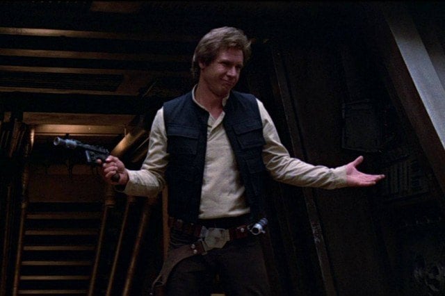 Harrison Ford as Han Solo in 'Star Wars: Return of the Jedi' Harrison Ford as Han Solo in 'Star Wars: Return of the Jedi'