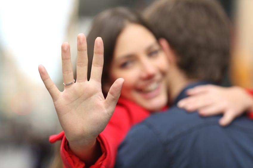 engagement, proposal, couple, ring