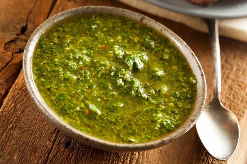 chimichurri, herbs