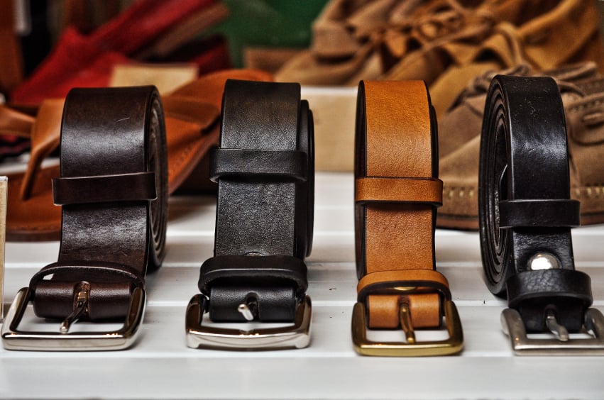 leather belts, apparel, accessories