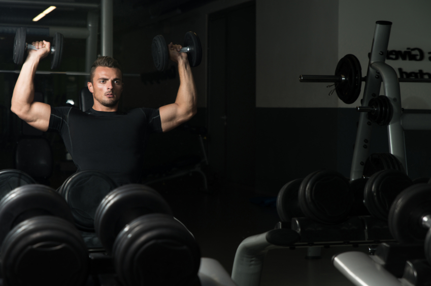seated dumbbell shoulder press seated dumbbell shoulder press