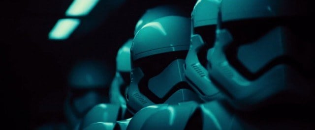 Stormtroopers as seen in 'Star Wars: The Force Awakens'