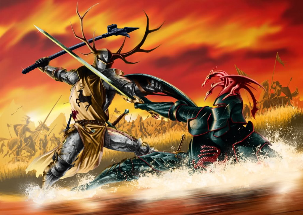 Robert Baratheon and Rhaegar Targaryen at the Battle of the Trident