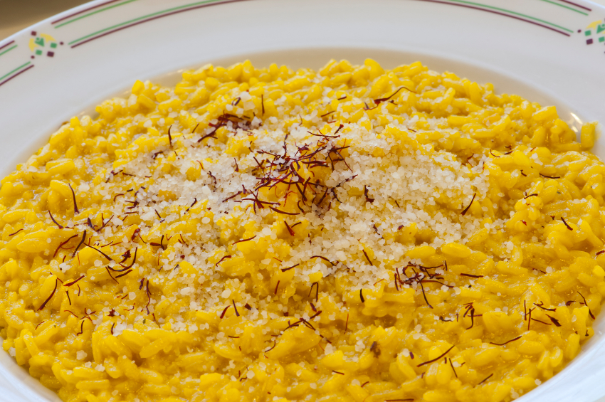 risotto milanese, saffron