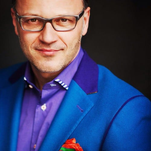 edo popken colorful men's suit