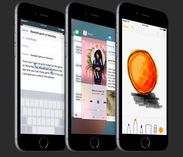 3D Touch functions on iPhone 6s