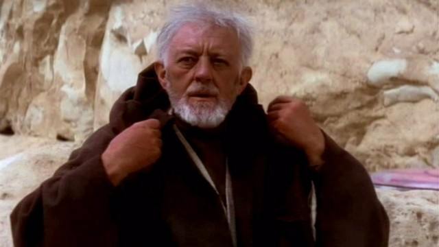 Alex Guinness in A New Hope