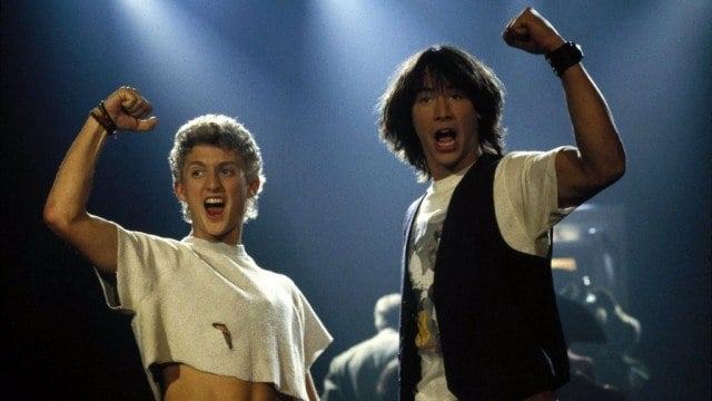 Alex Winter and Keanu Reeves in 'Bill and Ted's Excellent Adventure'