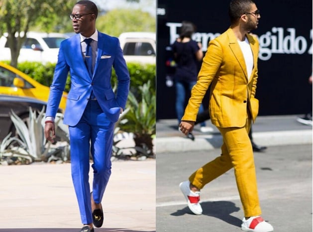Bold Suits street style