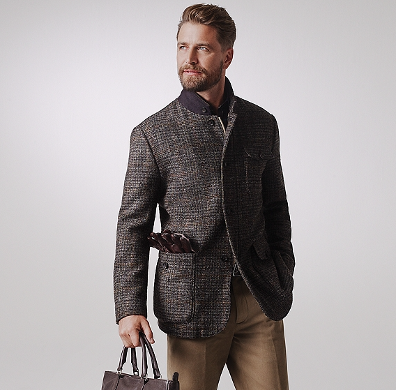 Brooks Brothers Harris Tweed hybrid jacket