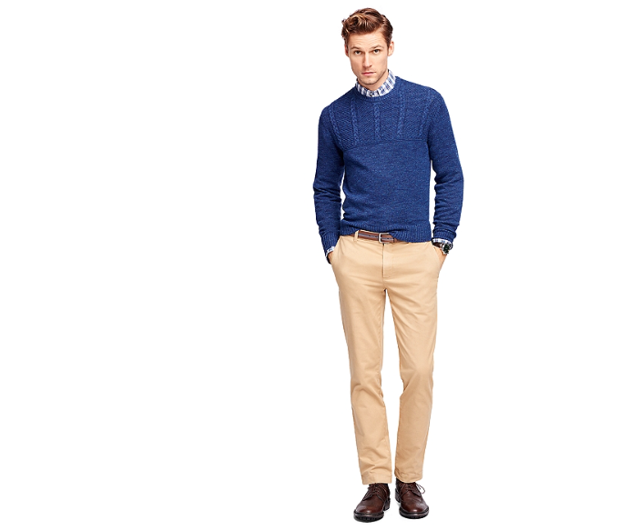 Brooks Brothers tan chinos