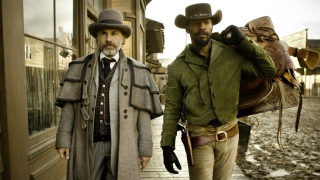 Christoph Waltz and Jamie Foxx in 'Django Unchained'
