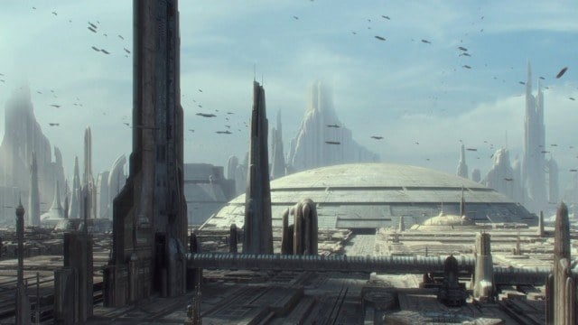 Coruscant in Attack of the Clones