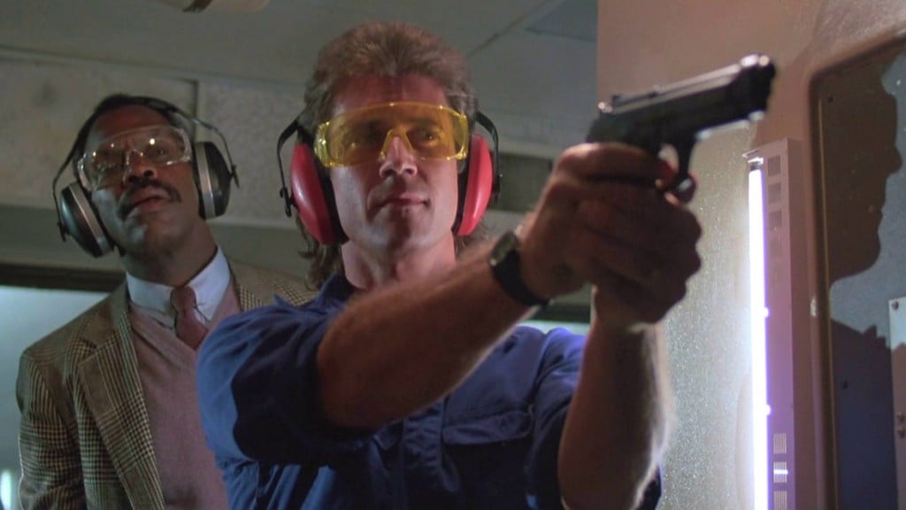 Danny Glover and Mel Gibson in Lethal Weapon