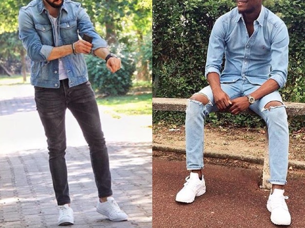 Denim on denim street style
