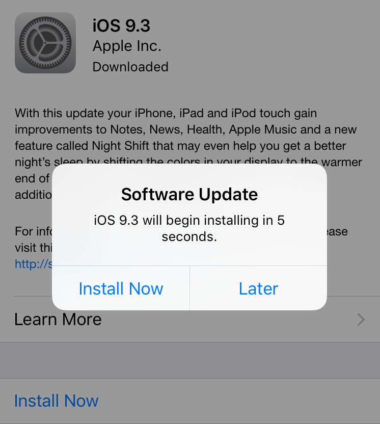 How to update your iPhone -- install a software update