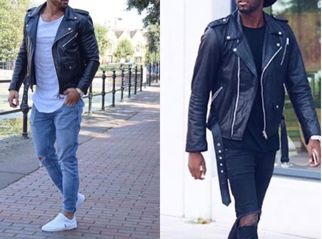 Leather street style