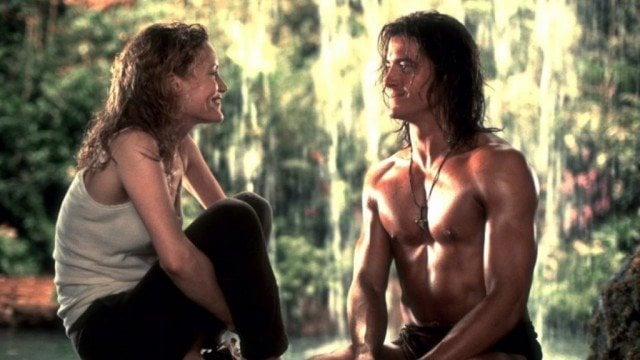 Leslie Mann and Brendan Fraser in George of the Jungle