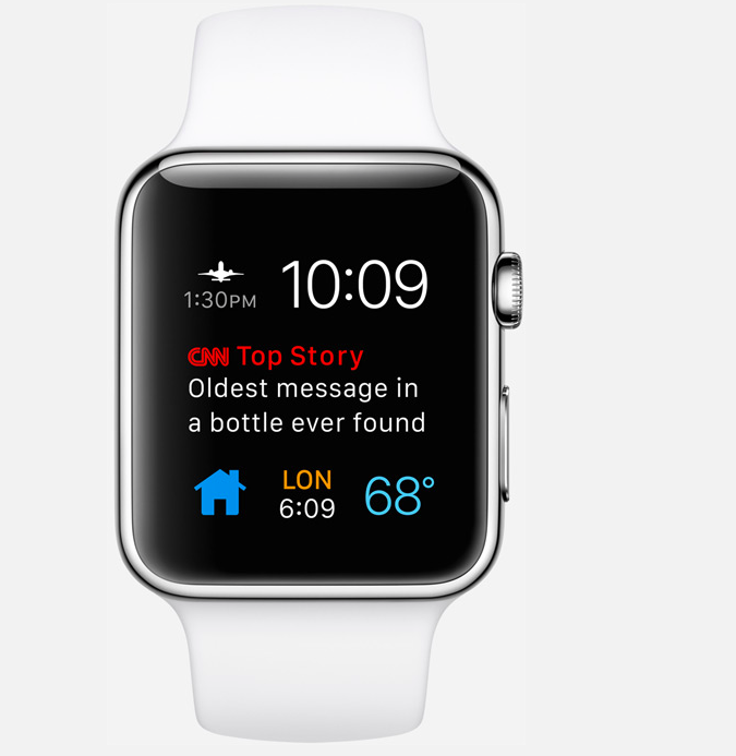 New customized complications for Apple Watch in watchOS 2