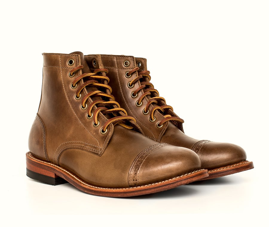 Oak Street Bootmakers trench boot in natural Chromexcel