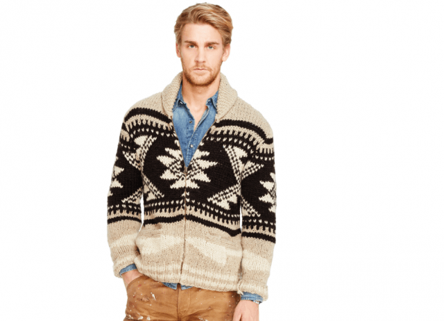 Ralph Lauren hand-knit sweater