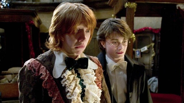 Rupert Grint and Daniel Radcliffe in 'Harry Potter and the Goblet of Fire'
