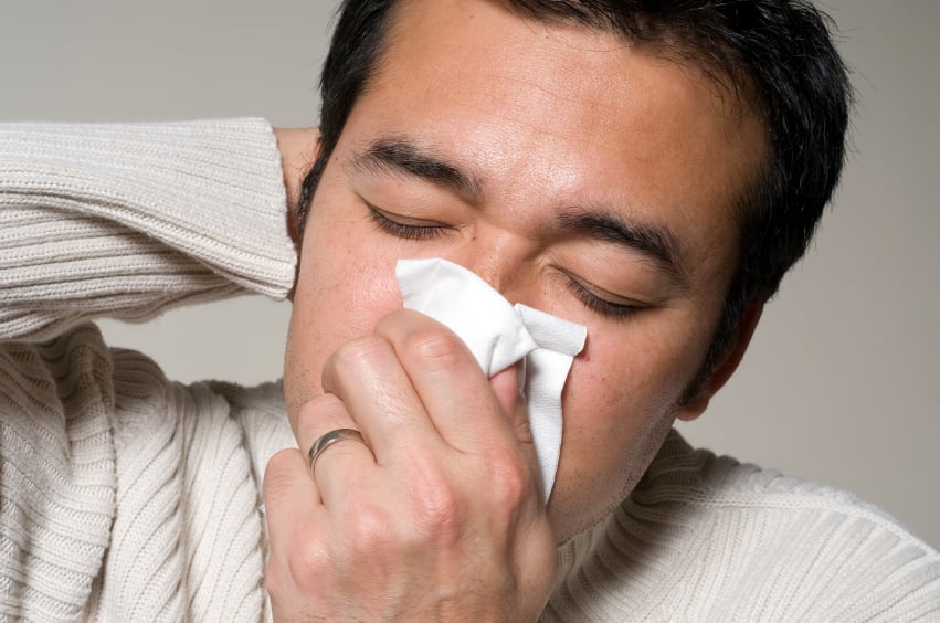 blowing your nose