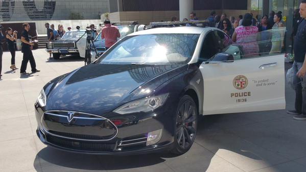 Tesla LAPD Twitter