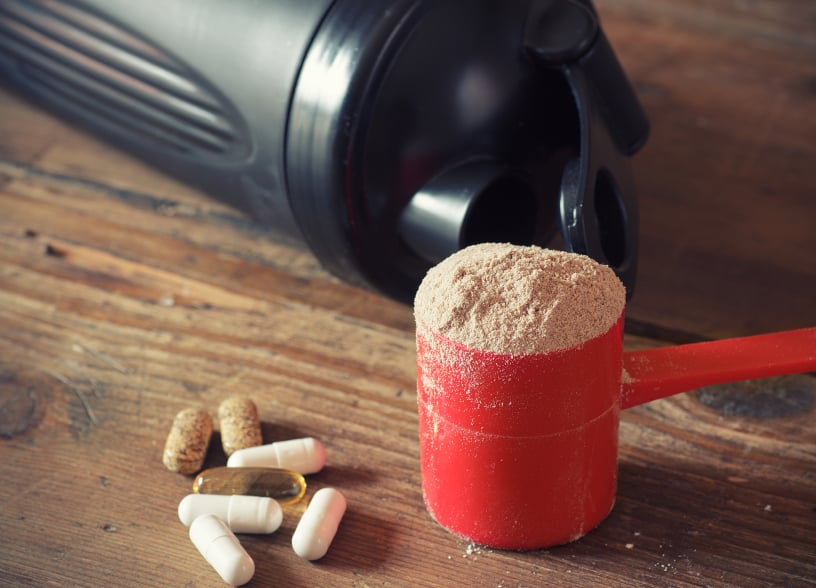 Whey protein and supplements