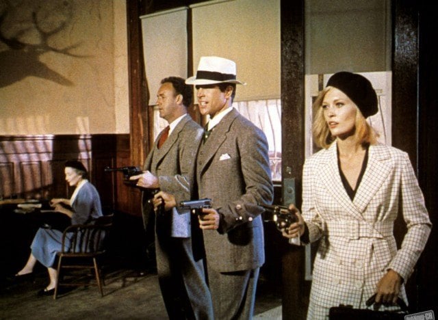 Warren Beatty and Faye Dunaway in 'Bonnie and Clyde'