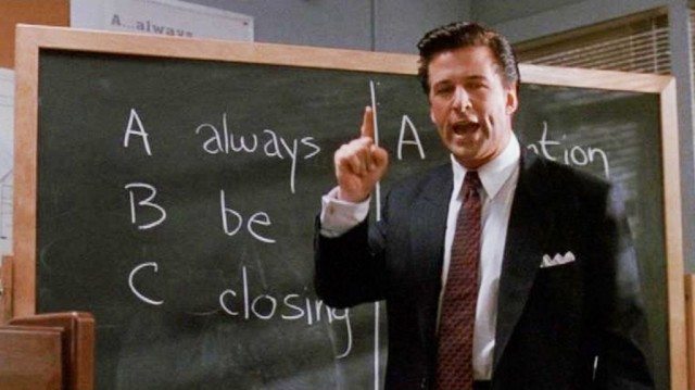 Alec Baldwin in 'Glenngary Glen Ross'